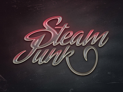Steam Junk metal photoshop
