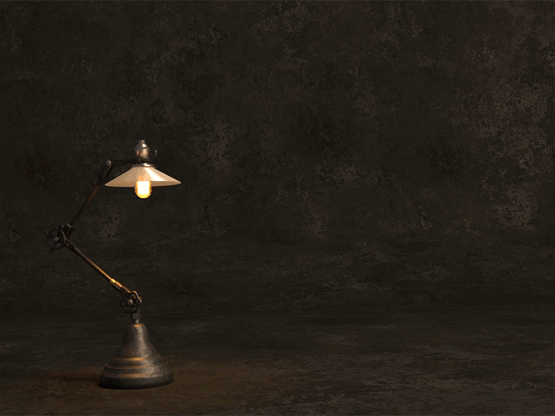 Vintage Desk Lamp Animation 3d animation blender cycles desk lamp pixar render vintage