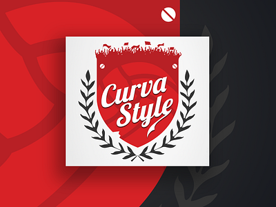 Curva Style Logo Design design football logo poster soccer social media sports ultras