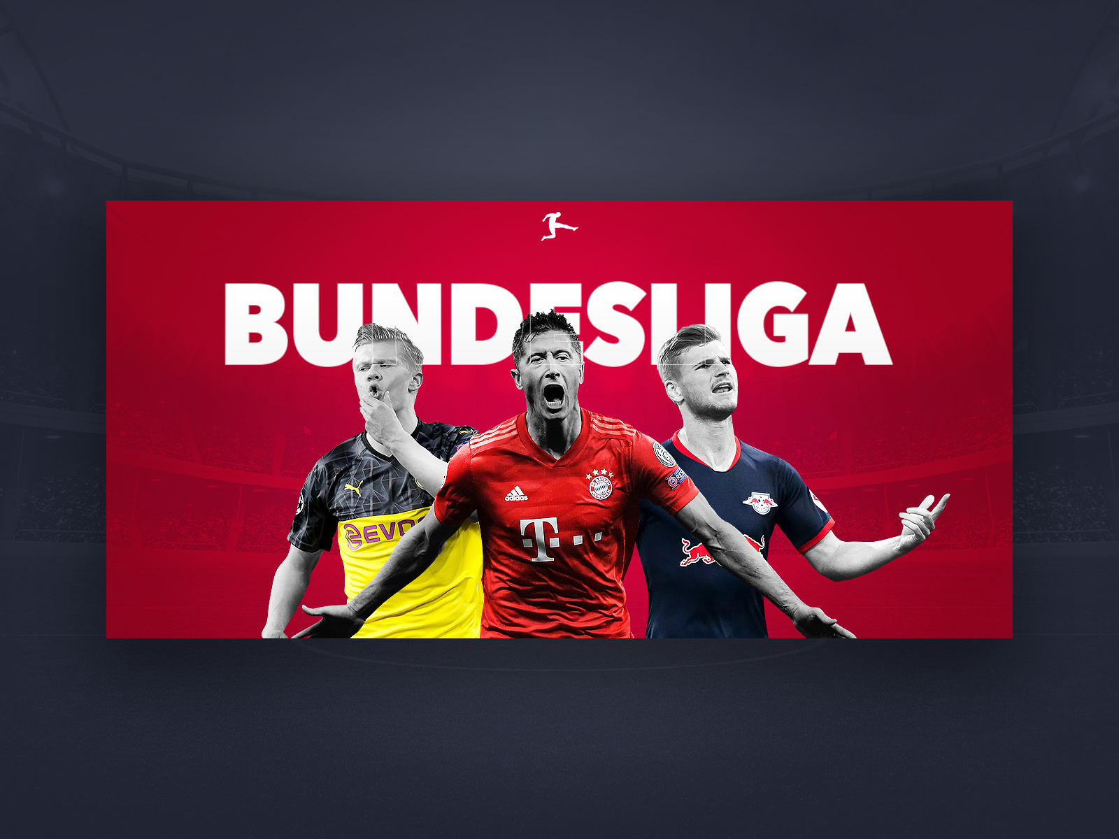 bundesliga poster design by Batuhan on Dribbble