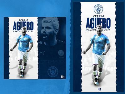 aguero poster design aguero design football manchester city mancity poster premierleague soccer social media sports