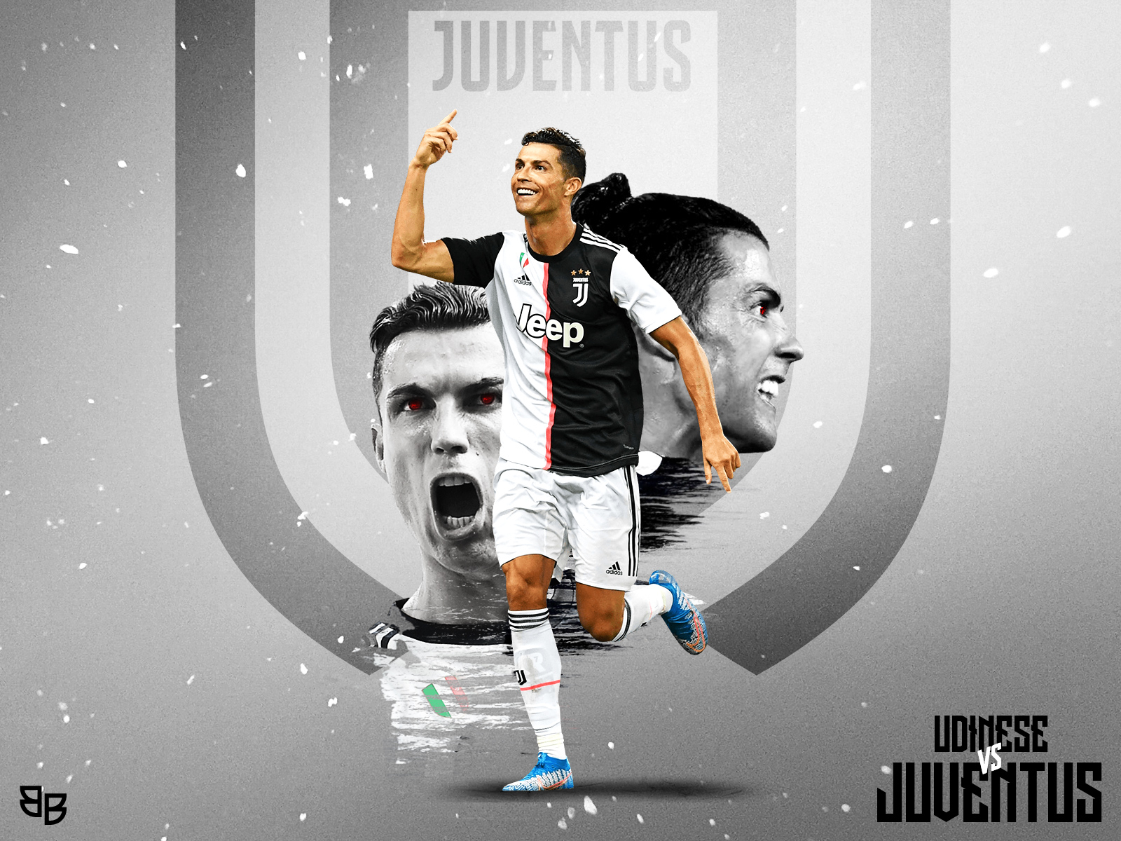 SIGNOOGLE Christiano Ronaldo Juventus Portugal Real Madrid Wall Posters  Wallpaper Design Image With Quotes For Sports Club Living Boys Room Wall  Bedroom 16 x 12 Inches  Amazonin Home  Kitchen