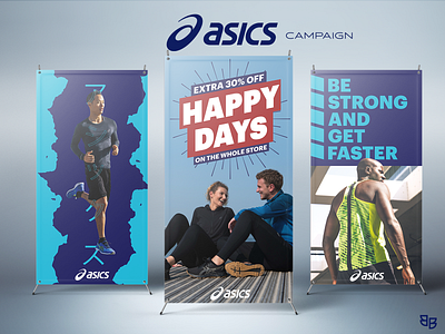 Asics / Campaign asics campaign design poster run sports