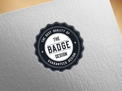 Badge Design app badge branding design graphic design hipster illustration logo stamp typography ui ux vector vintage