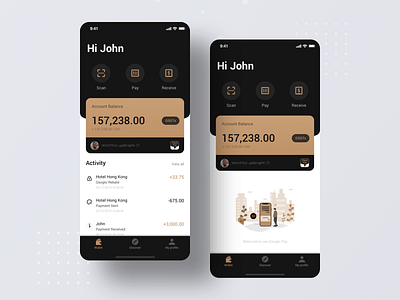 Blockchain Wallet application blockchain desgin app finance portfolio token ui ux wallet
