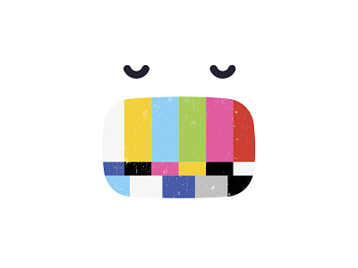 Test Signal dinner face open signal smiley swallow test tv