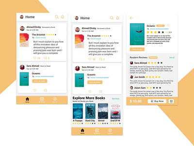 Book Reviewing App Concept