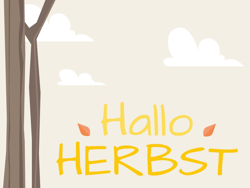 Hallo Herbst - Welcome autumn! autumn cloud fall leaf tree welcome