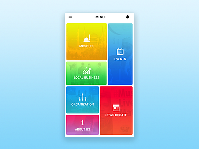 Muslim Link - App Design app communication design muslim