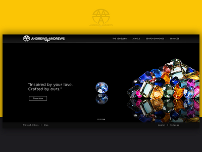 Andrews & Andrews Jewellers - Web Design design jewellers website