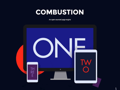 Combustion CSS animation animation css devices screens
