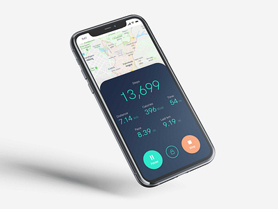Fitness Tracker design mobile mobile app ui ux