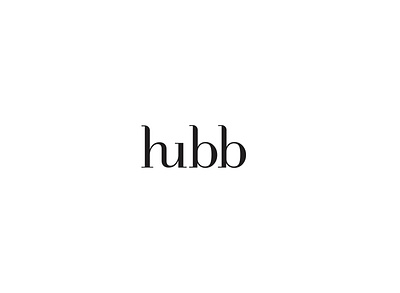 Hubb Branding brand branding design illustrator logo logodesign typography vector