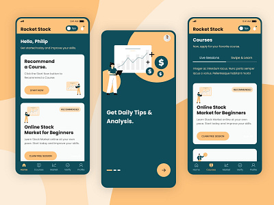 Finance App for Startup design finance finance app illustration minimal mobile mobileapp ui uiux ux uxdesign vector