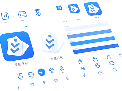 Notes App icons and logo