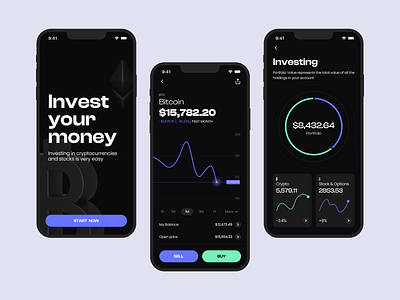 Crypto & Stock Investments App
