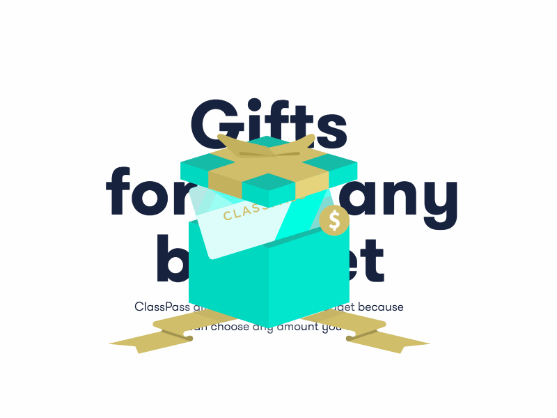 Classpass Gifting Detail classpass gift gifting web web design