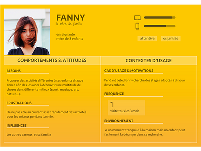 Calais.fr redesign - persona persona user center design ux design