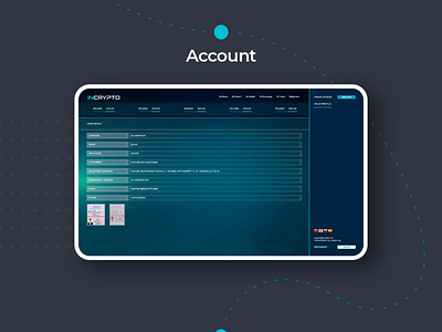 incrypto account page