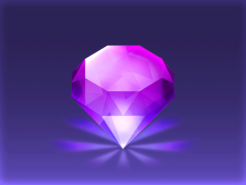Diamond - Animated gift for Ok.ru after effects animation diamond gift