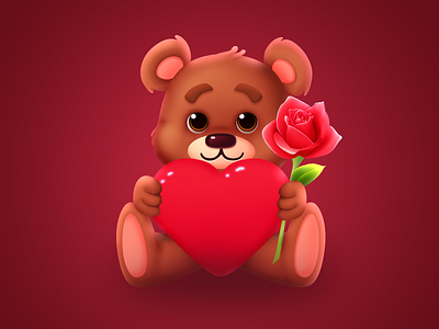 Romantic Bear - Gift for Ok.ru