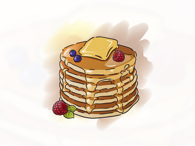 Pancakes illustration
