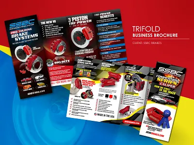 TriFold Full Color Brochure Design branding brochure graphic design photoshop print design typography