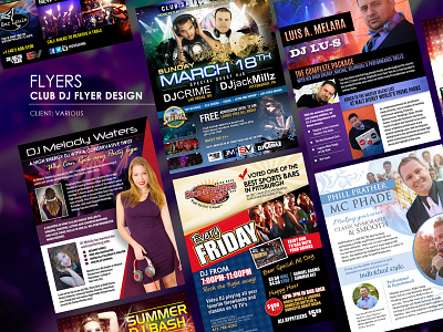 DJ Club Entertainment Flyer Design