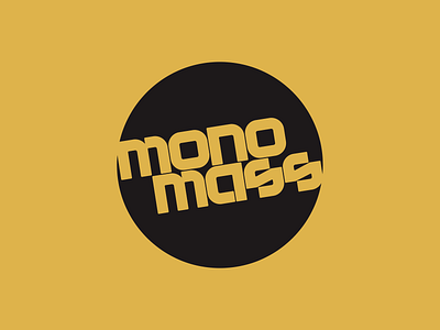 monomass band band logo branding circle logo design identity logo logo design logotype music type typography