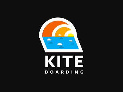 Kiteboarding abstract colorful kite kiteboarding kitesurf kitesurfing sticker surf surfing