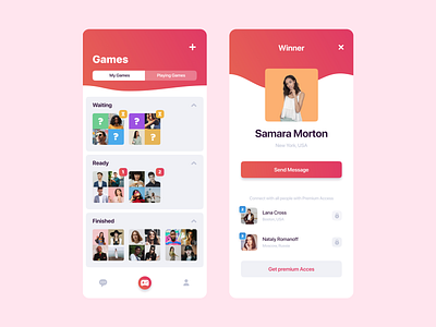 Potion - dating app colours creative dating ios ui