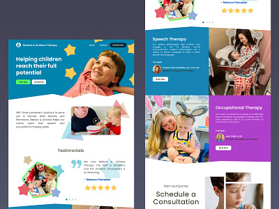 Therapy Landing Page design figma graphic design landing page therapy ux website design