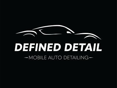 Defined Detail Logo defined detailing grand rapids logo logo design branding logodesign mobile auto detailing muscle car small business