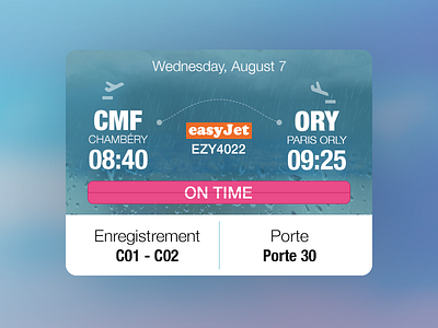 Airport widget app app design flight reminder ios ios7 iphone plane ui ux
