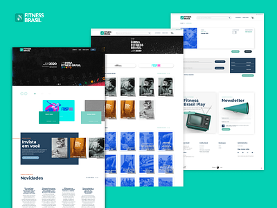 Fitness Brasil design ui ux web
