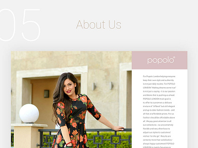 Popolo Web Design 5 design presentation web