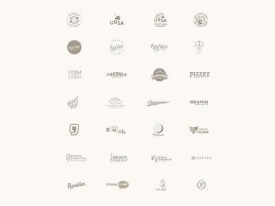 Decade of Logos brand branding brands design designer icon identity illustration logo logos mark minneapolis sean quinn symbol system typography vector