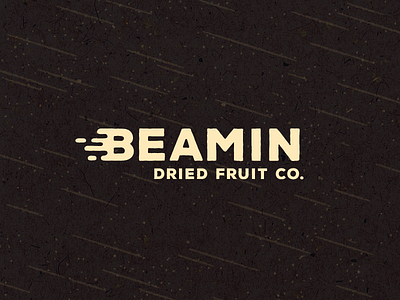 Beamin Brand Concept beamin concept cosmic dried fruit logo organic space