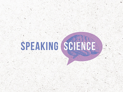 Speaking Science Final brain brand bubble logo mark scientists speaking science speech