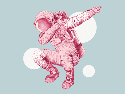 Astro Dab Scan Recolor astro astronaut astronomy comsic cosmos dab dance design drawing illustration outerspace space spaceman spacemen spacesuit suit