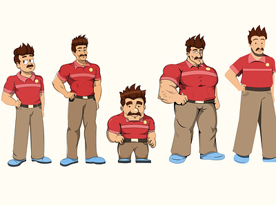 CHARACTER STYLE EXPLORATION character design illustration vector