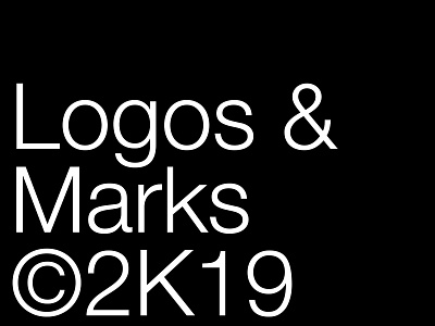 Logos & Marks 2019 behance black gallery logodesign logodesigner logos logoset logotype portfolio