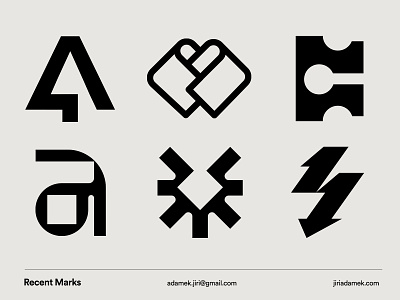 Recent Marks branding design logo logodesign mark minimal simple symbol typography vector