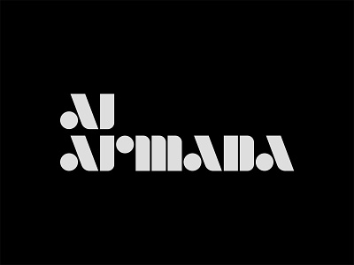 AI ARMADA ai armada branding custom design logo logodesign simple typography vector
