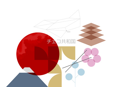 AP Tokyo branding czech design illustration olympic simple team tokyo vector