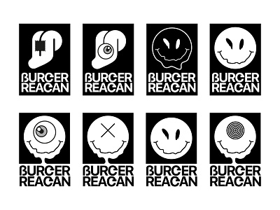 Burger Reagan branding design illustration logo logodesign simple symbol typography vector