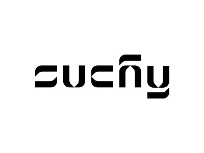 Suchy branding bw custom design logo logodesign minimal simple typography