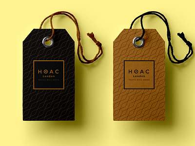Hoac - Label branding design fashion footwear graphic design label shoes travel