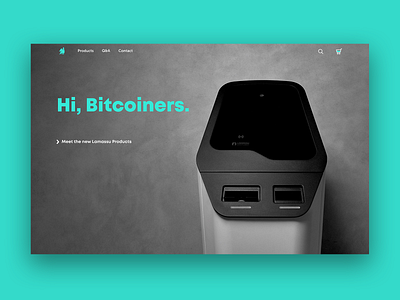 Hi, Bitcoiners. bitcoin blockchain crypto cryptomats hero homepage image landing page ui ux uiux webdesign
