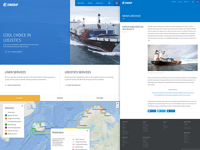 Eimskip : Website